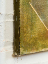 Load image into Gallery viewer, 1961 Cubist Signed Painting Cougar on the Rocks
