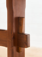 Load image into Gallery viewer, Ethan Allen Solid Wood Trestle Dining Table
