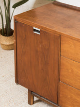 Load image into Gallery viewer, Vintage Walnut Credenza as found

