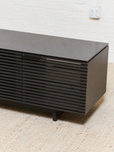 Load image into Gallery viewer, Black Top Modern Media Console
