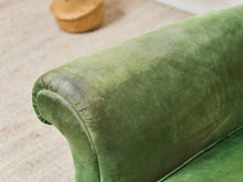 Load image into Gallery viewer, Mohair Distressed Vintage Antique Club Chair
