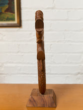 Load image into Gallery viewer, Vintage Teak Koi Carved Sculpture
