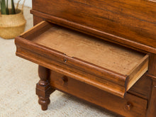 Load image into Gallery viewer, Antique Maple Secretary Desk
