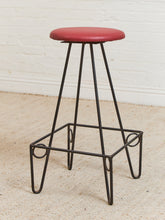 Load image into Gallery viewer, Set of Four Iron Bar Stools by Frederic Weinberg
