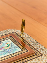 Load image into Gallery viewer, Vintage 1950s Persian Khatam Hand Painted Pen and Letter Desk Set
