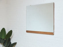 Load image into Gallery viewer, Wood Bottom Vintage Mirror
