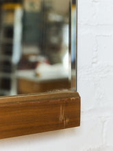 Load image into Gallery viewer, Wood Bottom Vintage Mirror

