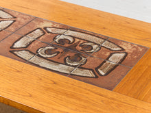Load image into Gallery viewer, Tile Top Danish Modern Teak Dining Table
