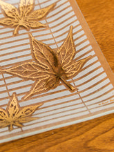 Load image into Gallery viewer, Large Vintage Fred Press Gold Leaf Glass Plate Dish
