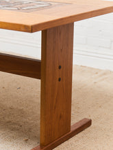Load image into Gallery viewer, Tile Top Danish Modern Teak Dining Table
