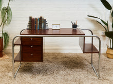 Load image into Gallery viewer, Ralph Lauren Tubular Wood Desk
