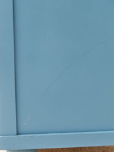 Load image into Gallery viewer, French blue 1950’s Highboy Dresser
