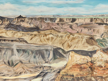 Load image into Gallery viewer, Grand Canyon Vintage Oil Painting
