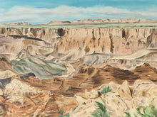 Load image into Gallery viewer, Grand Canyon Vintage Oil Painting
