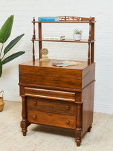 Load image into Gallery viewer, Antique Maple Secretary Desk
