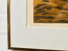 Load image into Gallery viewer, Abstract mid-century Lithograph signed 1968 Bob Click
