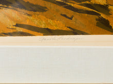 Load image into Gallery viewer, Abstract mid-century Lithograph signed 1968 Bob Click
