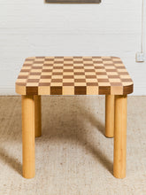 Load image into Gallery viewer, Checker, Blonde and Walnut Dining Table

