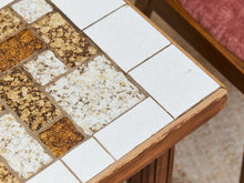 Load image into Gallery viewer, 1970’s Tiled Boho Side Table
