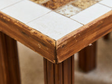 Load image into Gallery viewer, 1970’s Tiled Boho Side Table
