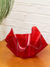 Load image into Gallery viewer, Red Sparkle Acrylic Bowl

