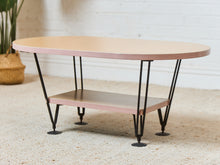 Load image into Gallery viewer, Post Modern Oval Coffee Table
