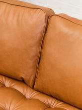 Load image into Gallery viewer, Caramel Sofa Button Tufted
