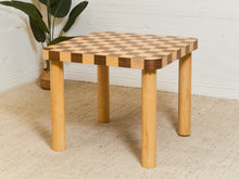 Load image into Gallery viewer, Checker, Blonde and Walnut Dining Table
