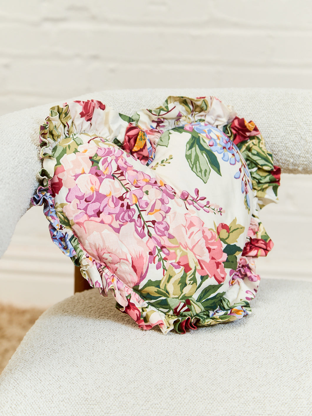 Flower Heart Pillow