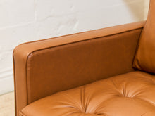 Load image into Gallery viewer, Caramel Sofa Button Tufted
