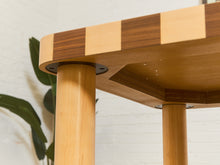 Load image into Gallery viewer, Checker, Blonde and Walnut Dining Table
