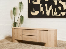 Load image into Gallery viewer, Milan Curved Blonde Credenza
