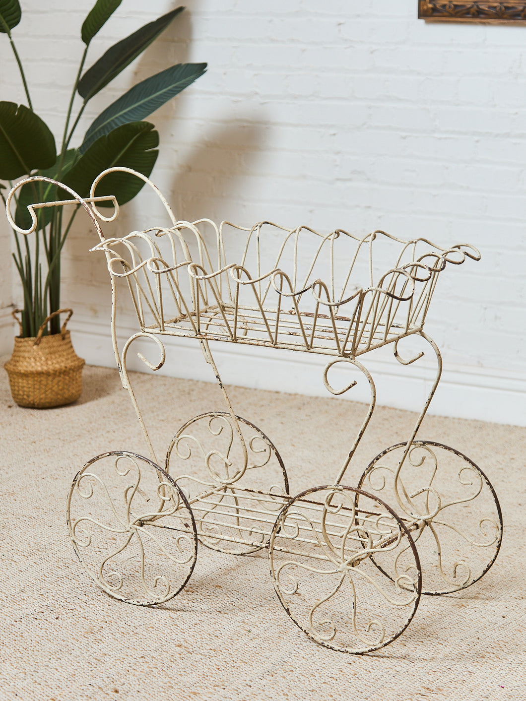 60s Vintage Carnation WireCrateワイヤークレート❷ Antique Wire Cart – Sunbeam Vintage