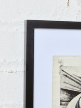 Load image into Gallery viewer, Mid-century Etching Abstract Black and White
