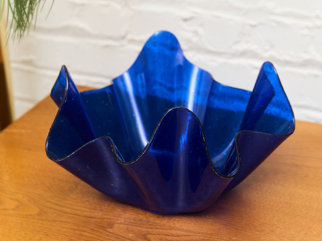 Cobalt Blue Acrylic Bowl