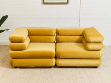 Load image into Gallery viewer, Elodie 2 Piece Modular Loveseat in Sorrento Sunflower
