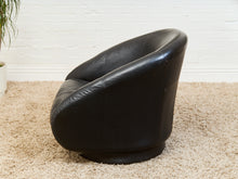 Load image into Gallery viewer, 1970’s Leather Space Age Swivel Chair
