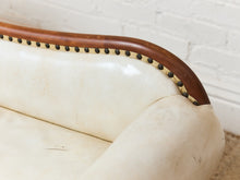 Load image into Gallery viewer, Vintage Antiques Settee with Marble Side Table
