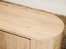 Load image into Gallery viewer, Milan Curved Blonde Credenza
