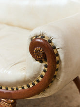 Load image into Gallery viewer, Vintage Antiques Settee with Marble Side Table
