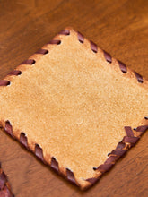 Load image into Gallery viewer, Vintage Woven Leather Coasters
