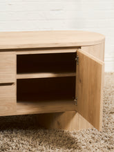 Load image into Gallery viewer, Milan Curved Blonde Credenza
