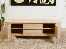 Load image into Gallery viewer, Milan Curved Blonde Credenza
