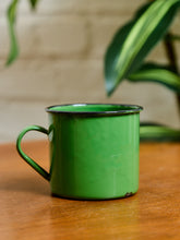 Load image into Gallery viewer, Green Enamel Vintage Cups
