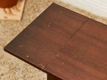 Load image into Gallery viewer, Antique Cherry Sheraton Side End Table Drop Leaf Drawers Bobbin Leg American Wild Cherry Cabinet Nightstand
