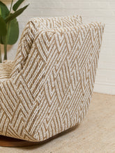 Load image into Gallery viewer, Atlas Swivel Chair in Joplin Burlap
