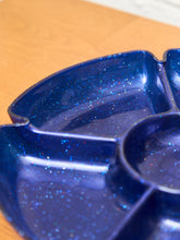 Load image into Gallery viewer, Cobalt Blue Sparkle Snack Tray

