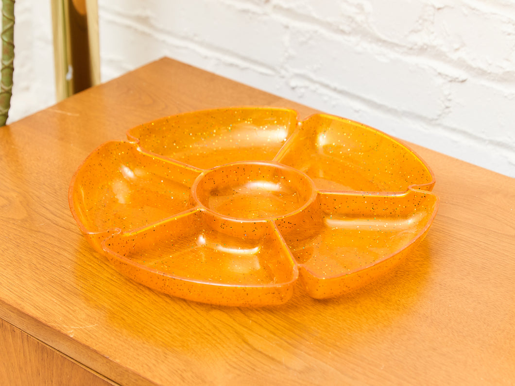 Yellow Sparkle Snack Tray