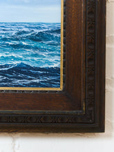Load image into Gallery viewer, Vintage Tall Ship Sailing Oil Painting Nautical Maritime Seascape Framed Signed
