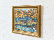 Load image into Gallery viewer, Autumn Reflections Vintage Landscape Painting
